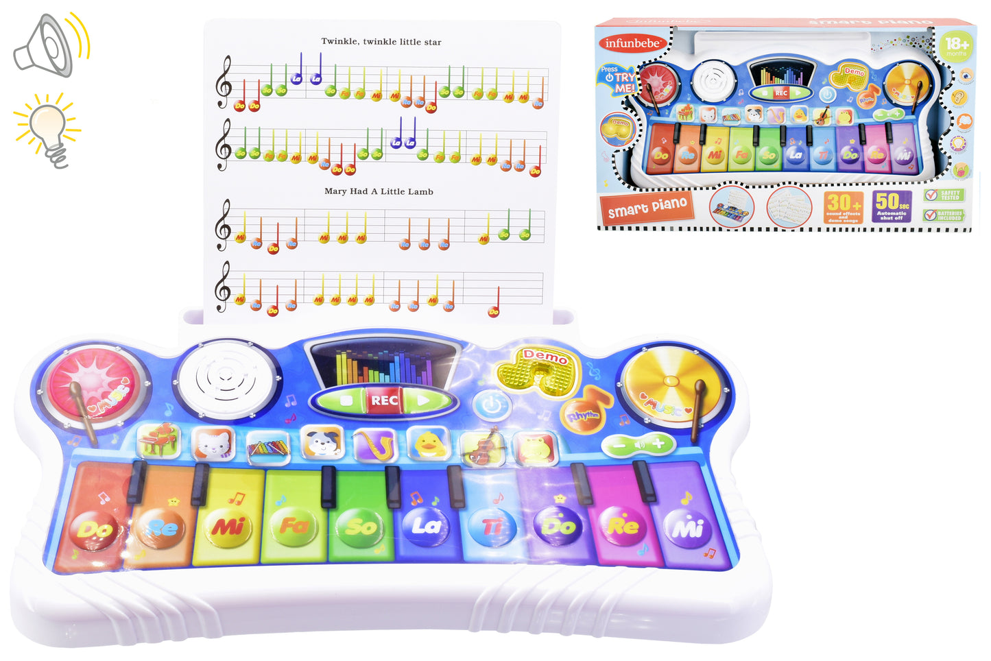 Découvrez la brillance musicale : Piano intelligent 'Essayez-moi'