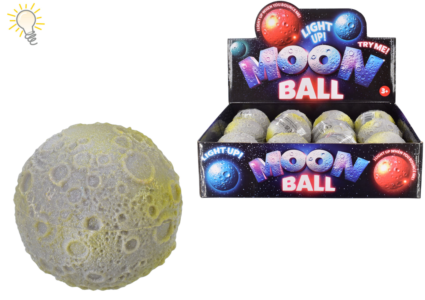 Illuminez Votre Espace avec notre Boule Lumineuse Lunaire - Boîte de Présentation