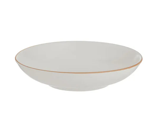 Élégant bol à pâtes crème 23 cm - Collection Classique.