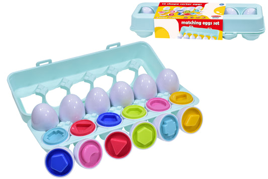 Discover Educational Fun with 12 Shape Sorter Eggs