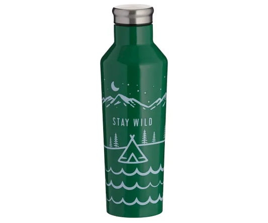 Pure Stay Wild Double Wall Bottle 500ml - Insulated Stainless Steel Drinkware