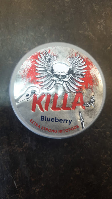 Intense Flavor of Killa Blueberry Extra Strong Nicopods