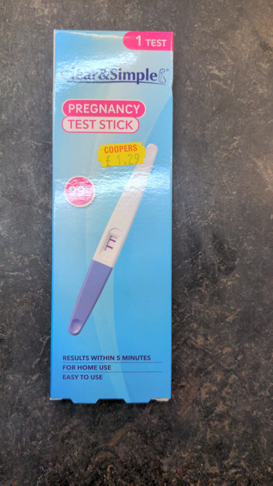 CLEAR&SIMPLE PREGNANCY TEST
