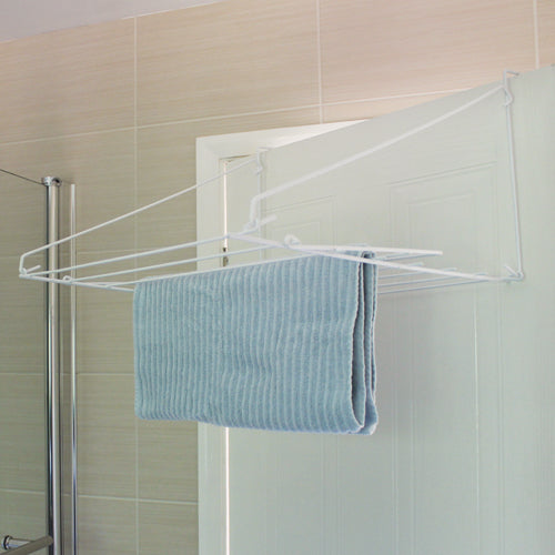 Séchoir à linge/porte-serviettes à suspendre (7 m, blanc)