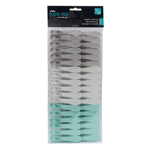 48-Pack Large Plastic Pegs - Vibrant Assorted Colors | Convenient Laundry Essentials.