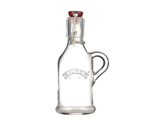 the Clip Top Handled Bottle 0.2 Litre – Durable and Stylish.