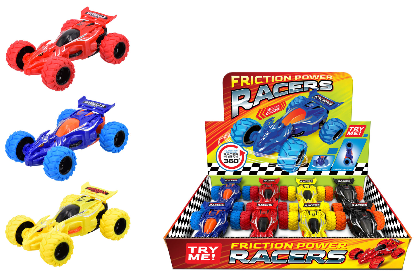 Préparez-vous à la course avec notre voiture de course à friction à rétrofriction