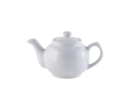 Théière Classique Blanche 2 Tasses | Théière Élégante en Porcelaine pour une Infusion Parfaite