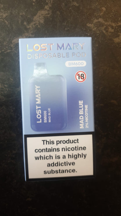 Lost Mary Made Blue Disposable Pod