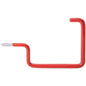 Utility Hooks, Red Plastic Coated