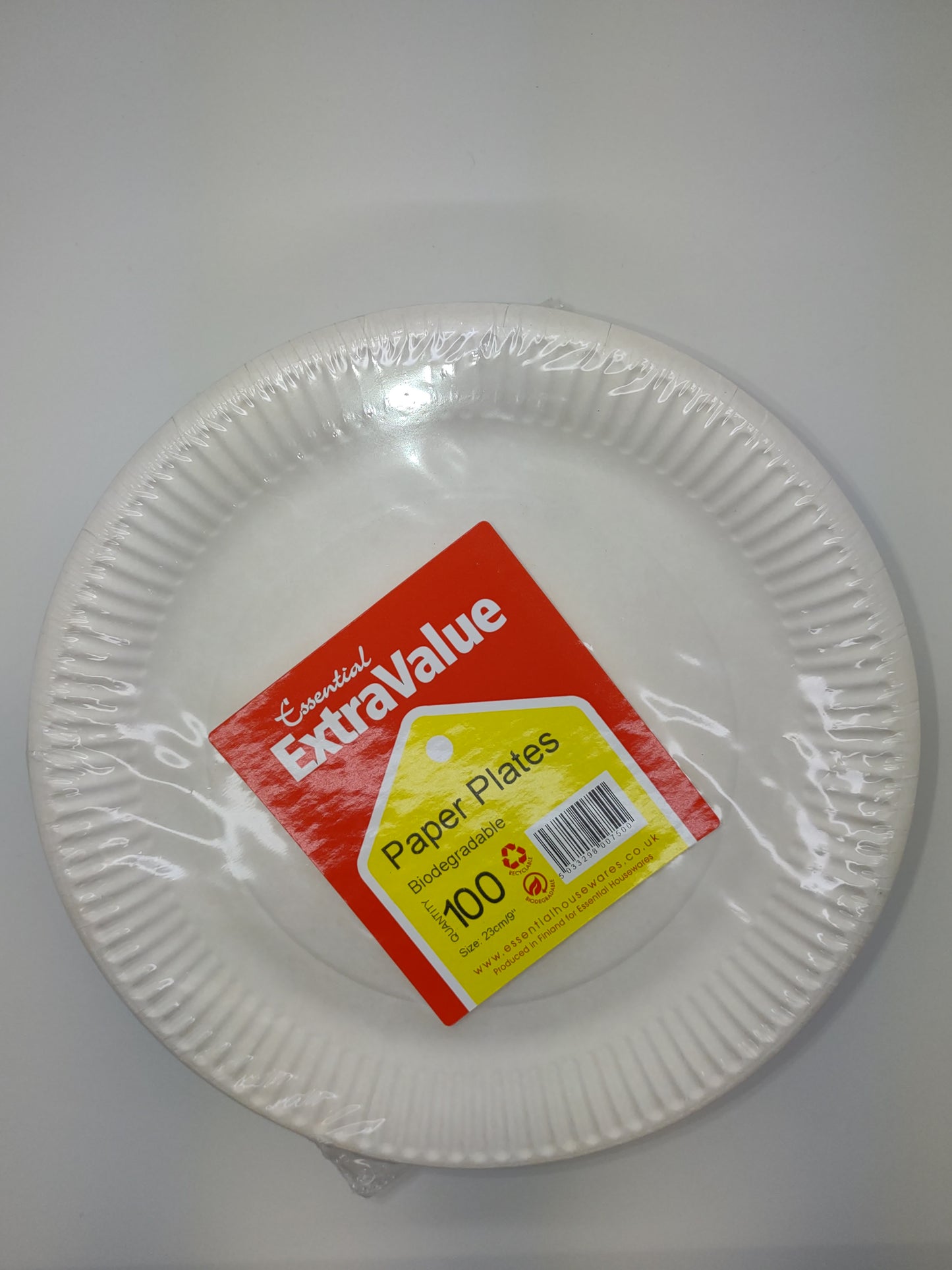 Extra Value PAPER PLATES 23CM PK100