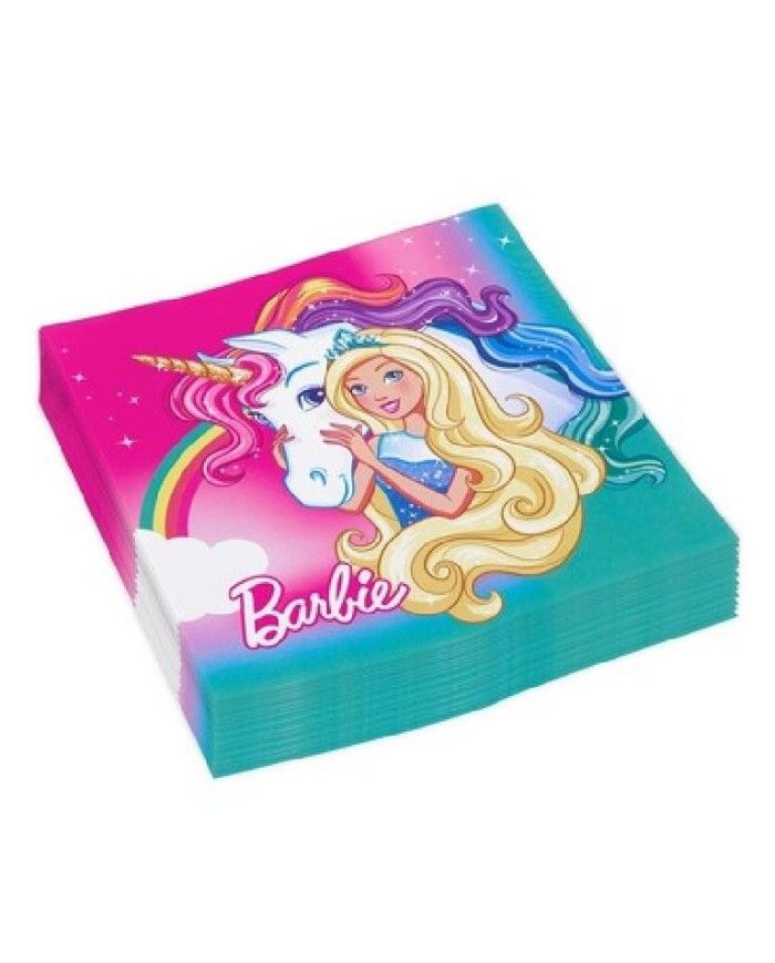 Paper napkins 33x33 cm Barbie dreamtopia 20pcs