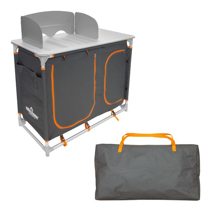 Camping Kitchen - Windshield, Sink & 4 Storages