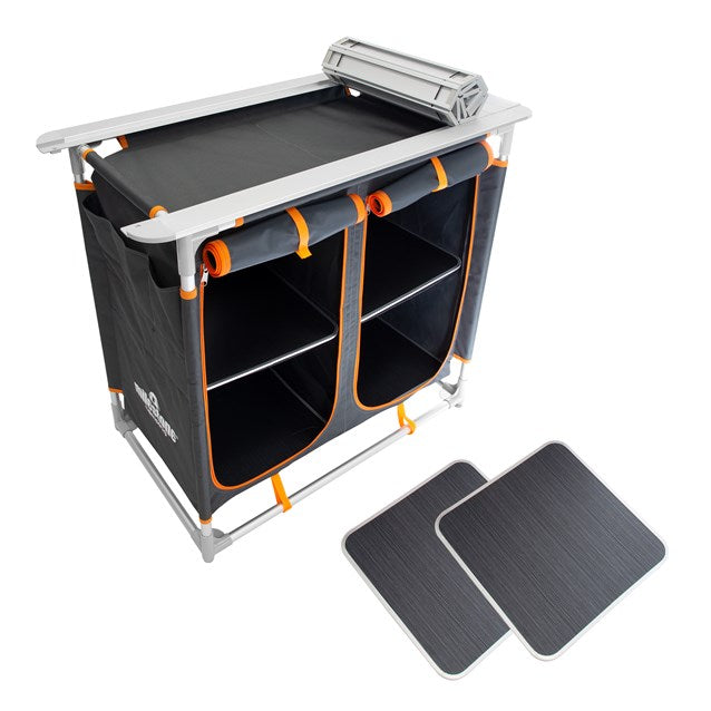 Camping Kitchen -Windshield, side table & Storages