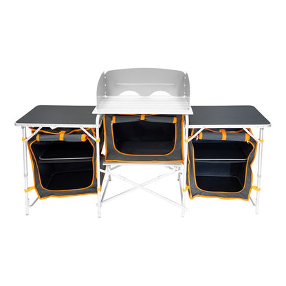 Camping Kitchen - Windshield + 3 working Tables