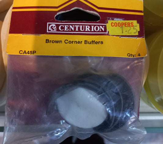 BUTOIRS D'ANGLE CENTURION MARRON