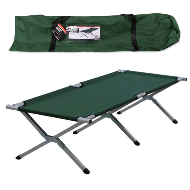 Folding Camp Bed with Carry Bag