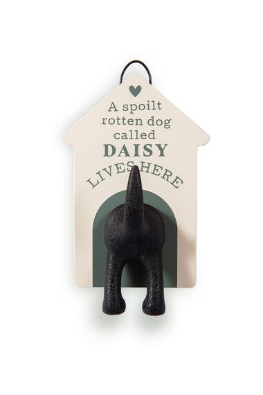 A Spoilt Dog Called DAISY Lives Here Dog Lead Cloths Hanging Hook