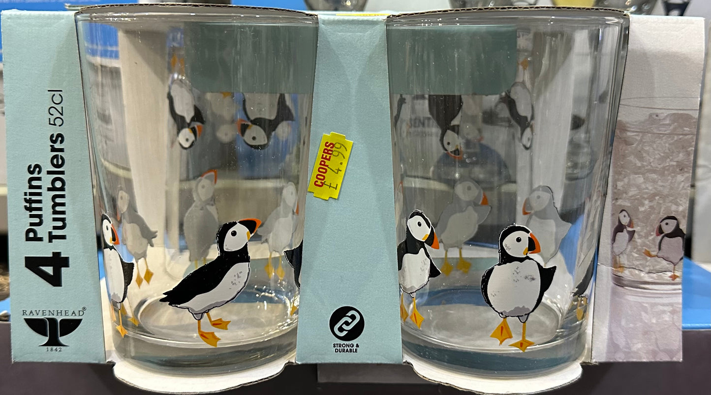 ESSENTIALS PUFFINS GOBELETS 52cl
