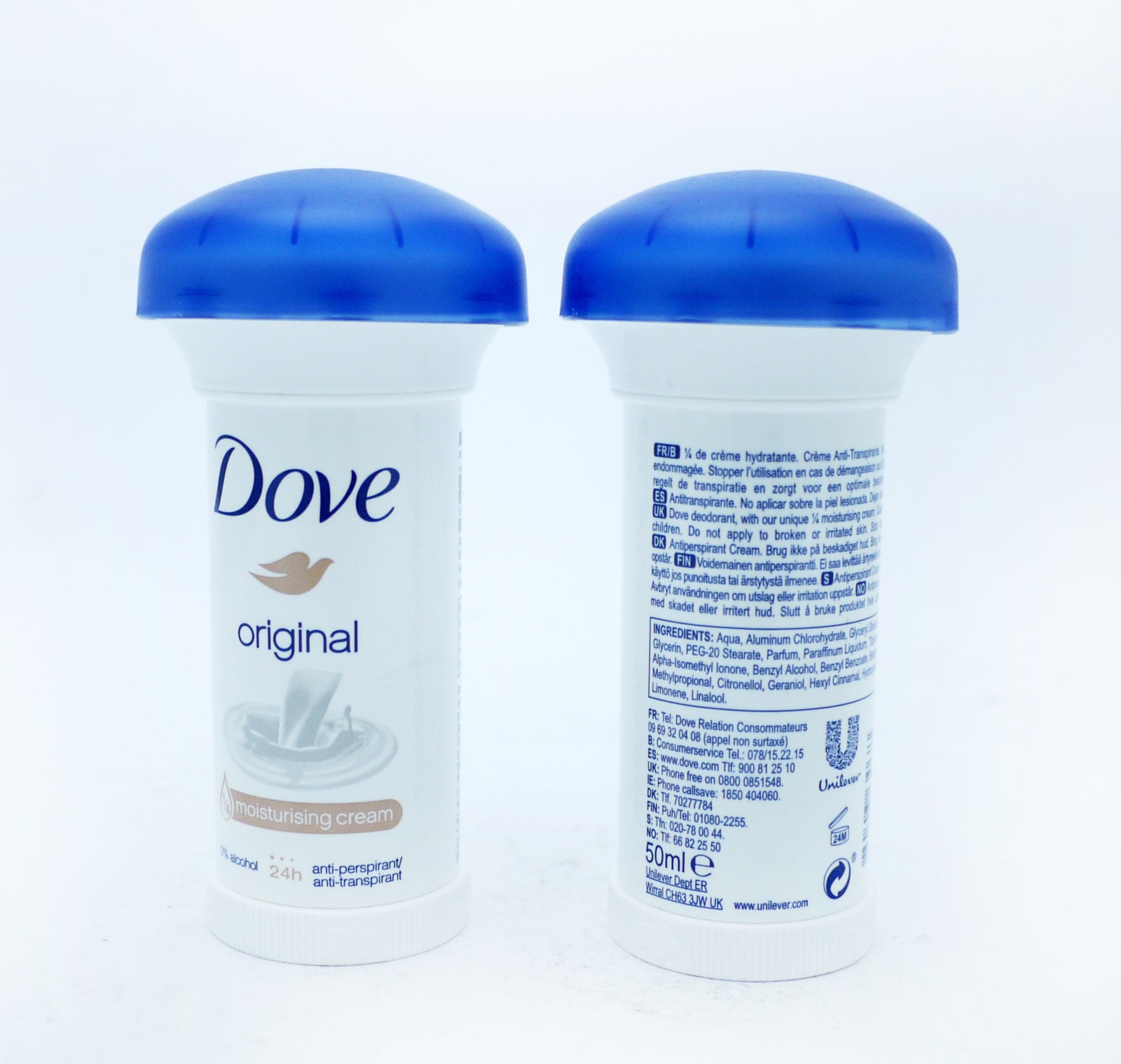 DOVE MUSHROOM DEODORANT STICK ORIGINAL WOMEN 50ML —