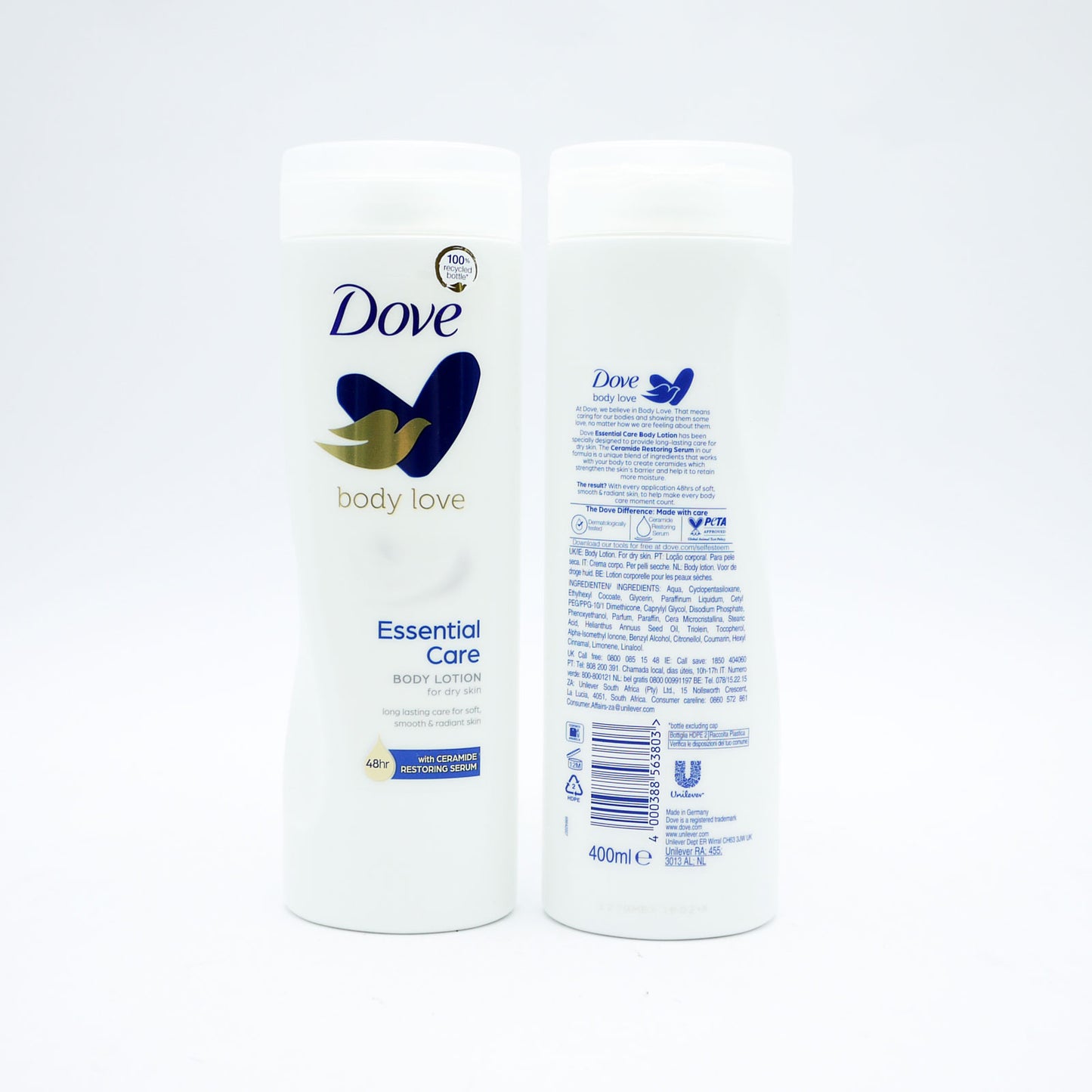 DOVE BODY LOTION ESSENTIAL DRY SKIN 400ML