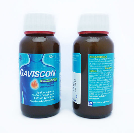 GAVISCON LIQUID PEPPERMINT 150ML