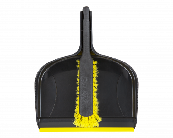 Eden Jumbo Dustpan & Brush Set Black/Yellow