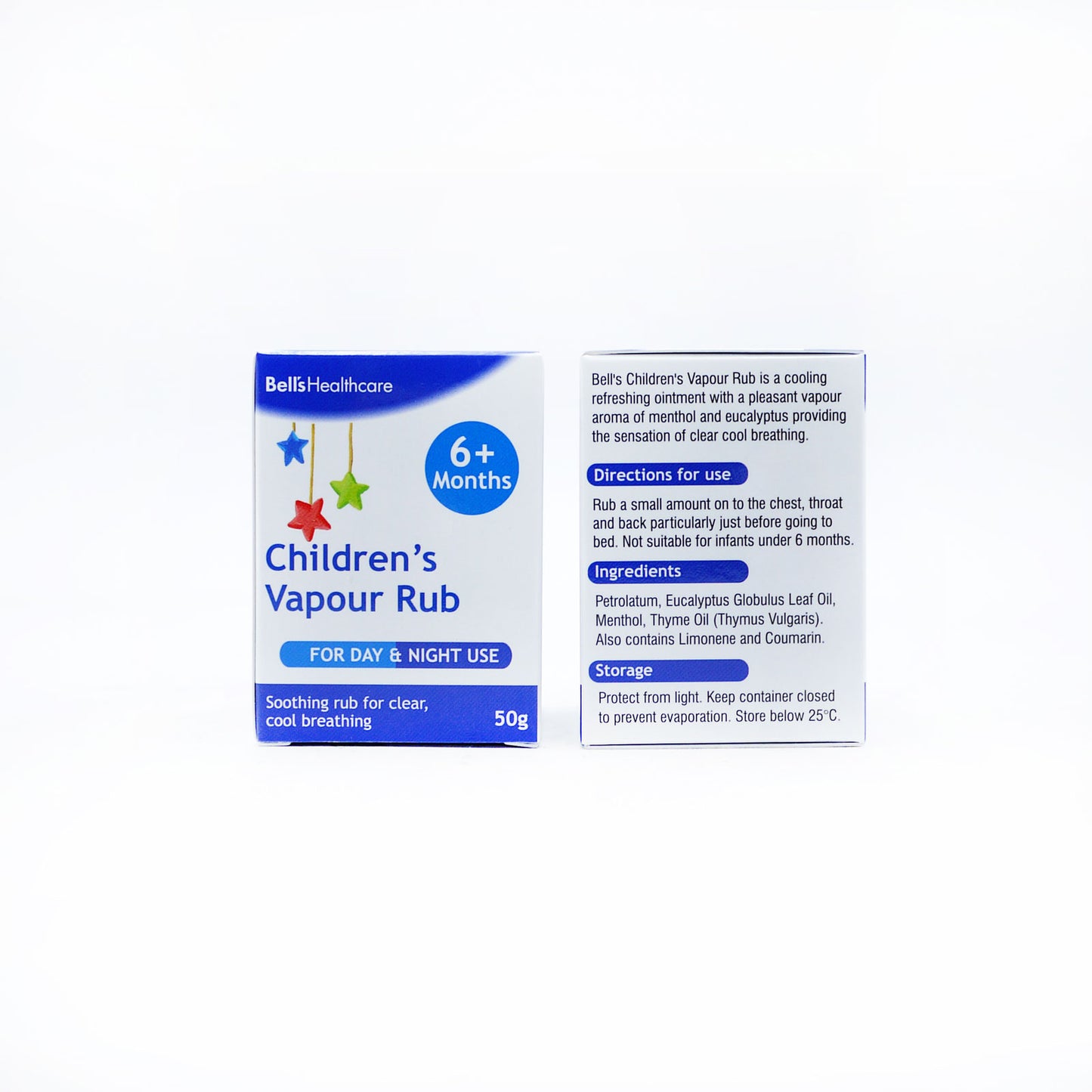 BELLS CHILDRENS VAPOUR RUB 50GM