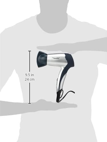 Paul Anthony 'Travel Dry' 1200w Travel Hair Dryer - Silver