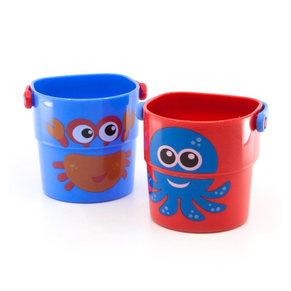 BATH BUCKETS SET OF TWO