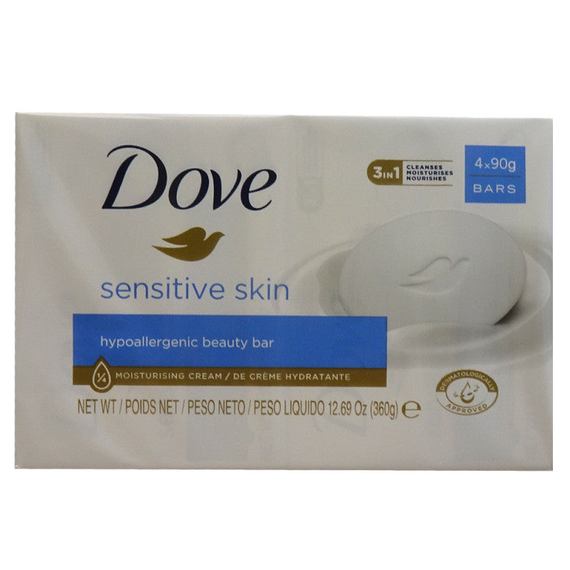 DOVE SOAP SENSITIVE 90G 4PCS