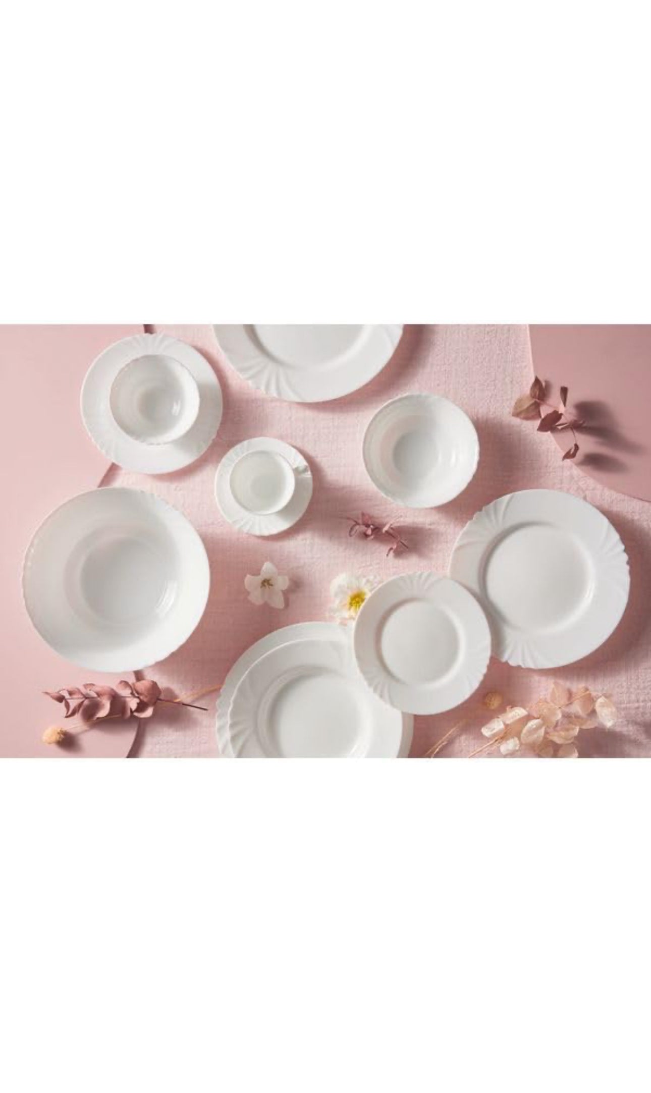 Luminarc CADIX Saladier blanc 24 cm