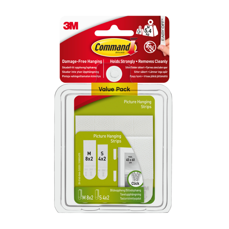 Attaches Bandes Cadres, Lot Combiné Petit/Moyen 17203