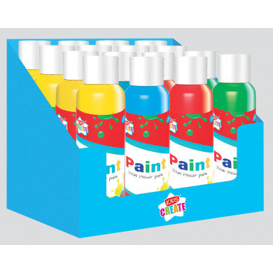 Bouteilles de peinture prête à l'emploi Rouge/Bleu/Vert/Jaune