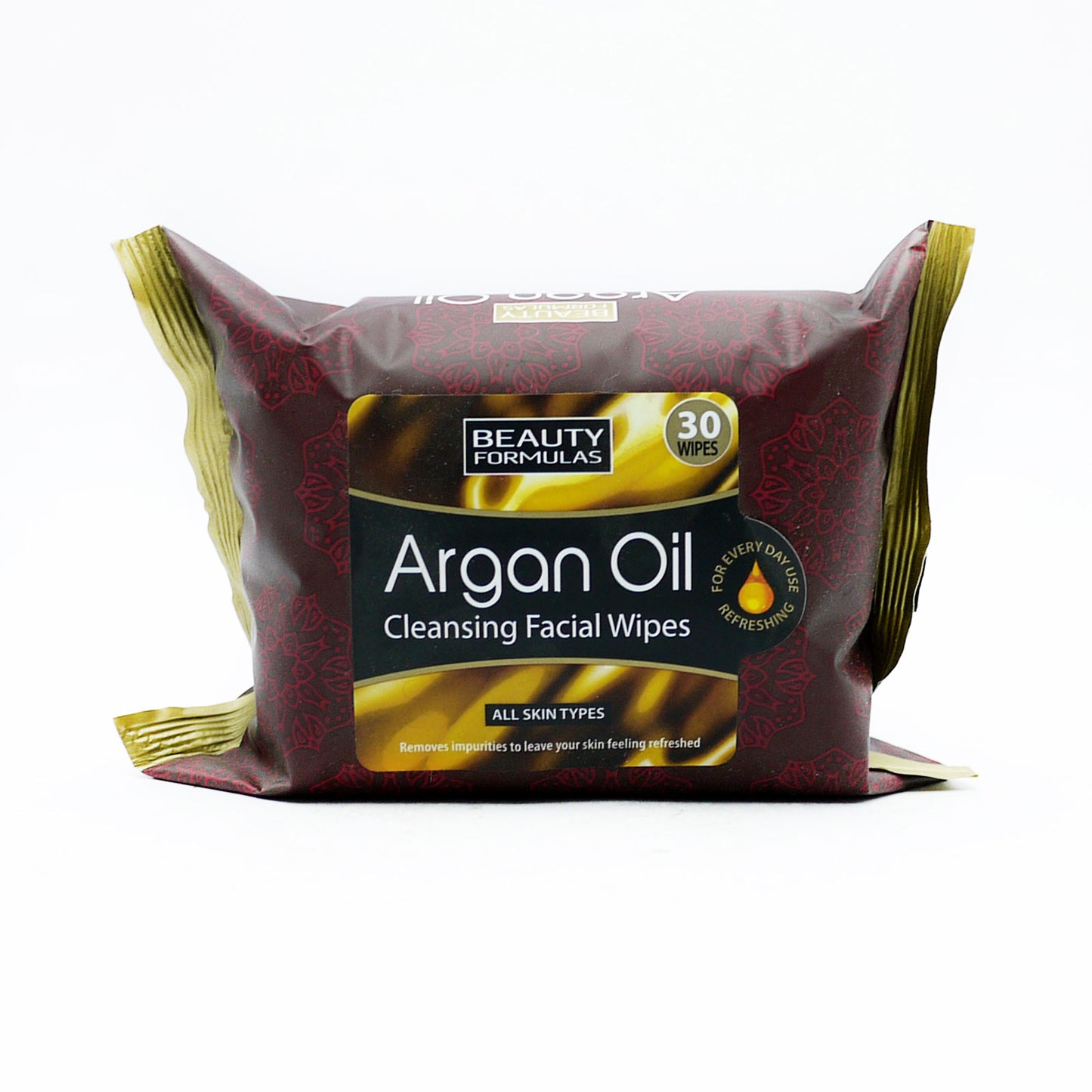 BEAUTY FORMULAS FACIAL WIPES ARGAN OIL 30'S