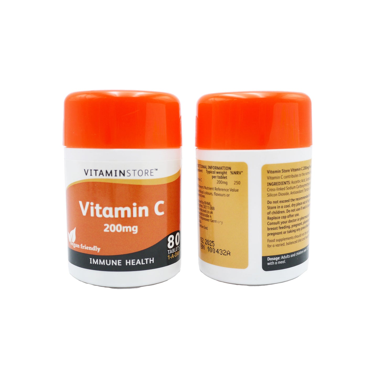 VITAMIN STORE VITAMIN C 200MG 80'S