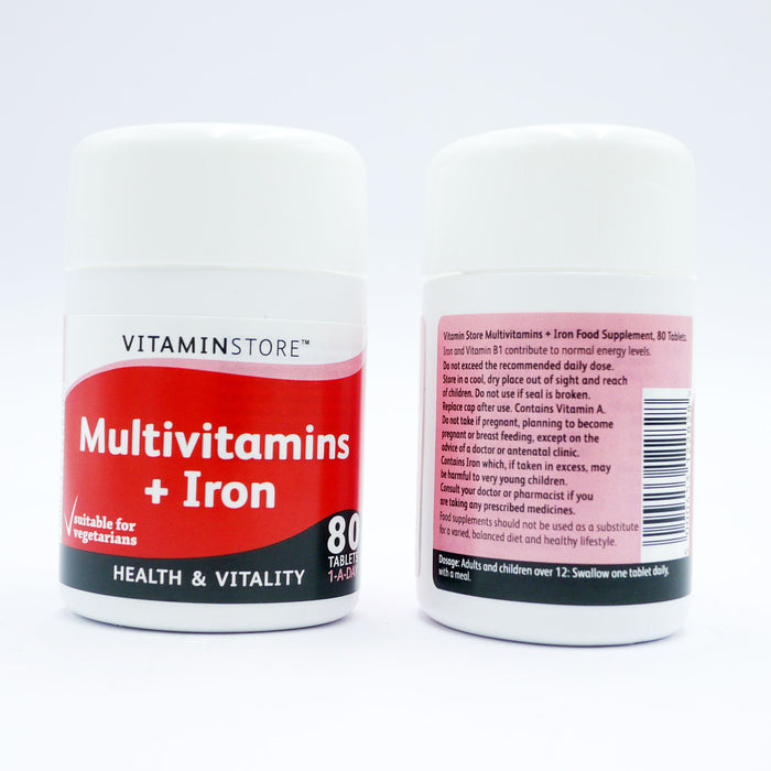VITAMIN STORE MULTIVITAMINS & IRON 80'S —