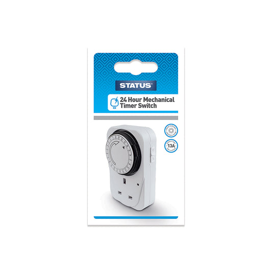 24 Hour - Timer Switch - "Standard Size" - White -1 pk