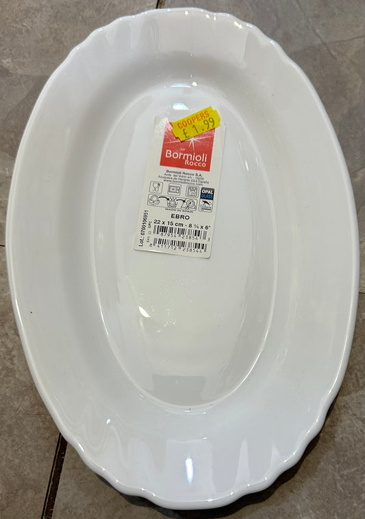 BORMIOLI OVAL SERVING TRAY