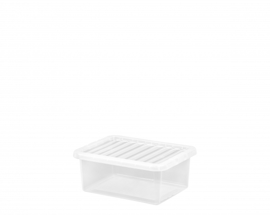 Boîte et couvercle transparents Crystal 17 litres