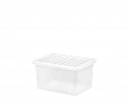 Boîte et couvercle transparents Crystal 31 litres