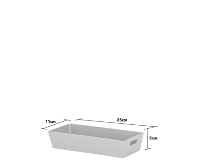 Studio Basket 2.01 Rectangular Cool Grey