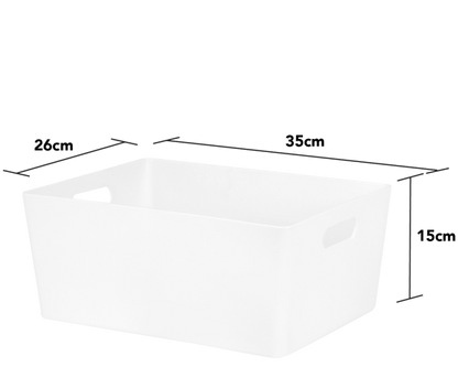 Studio Basket 5.02 Rectangular ice white