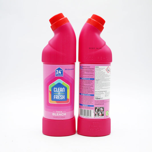 CLEAN & FRESH THICK BLEACH PINK 750ML