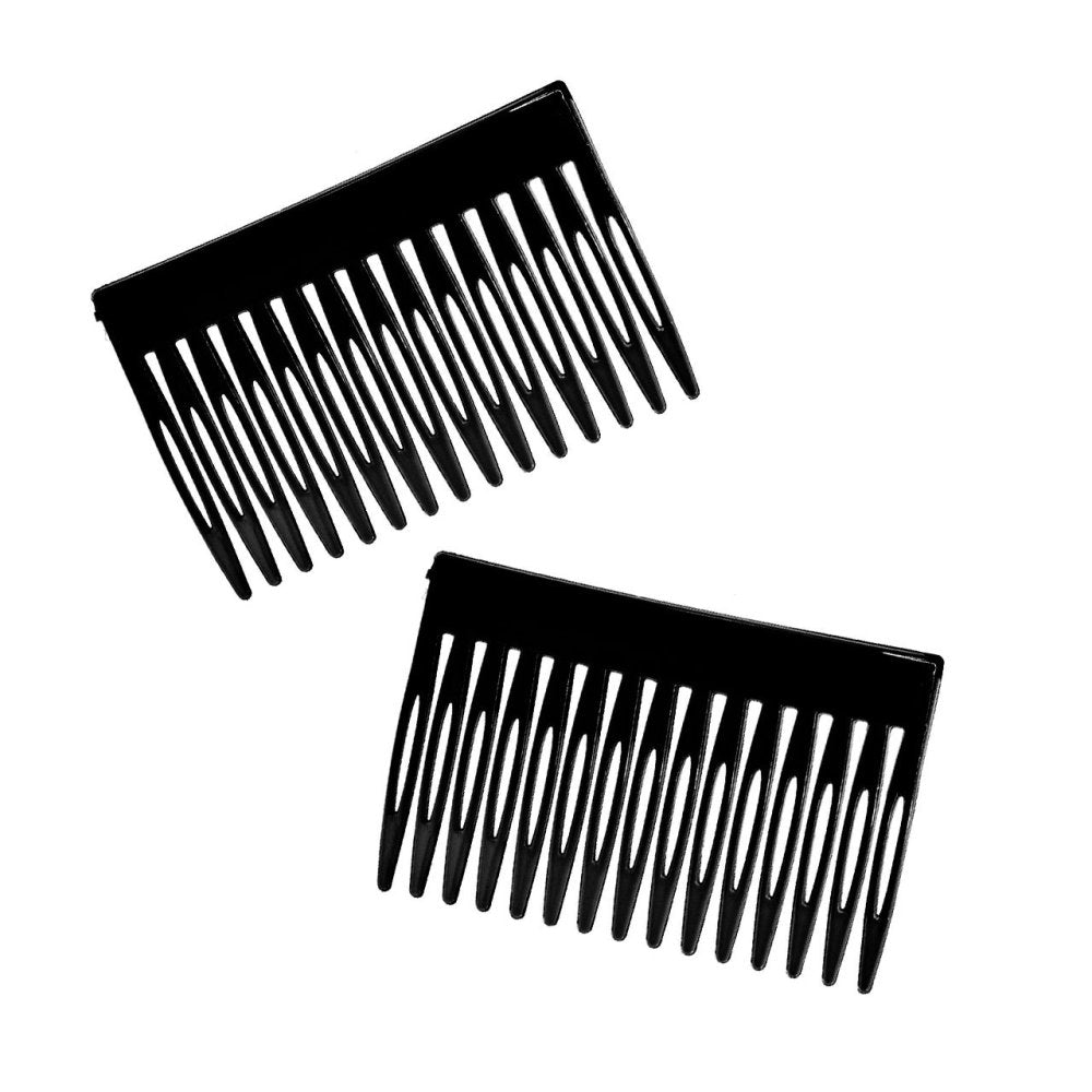 TWO BLACK SIDE COMBS