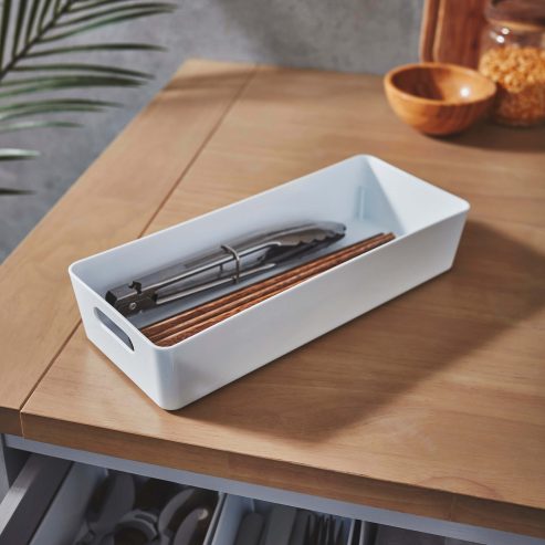 Studio Basket 10.01 Rectangular Ice White