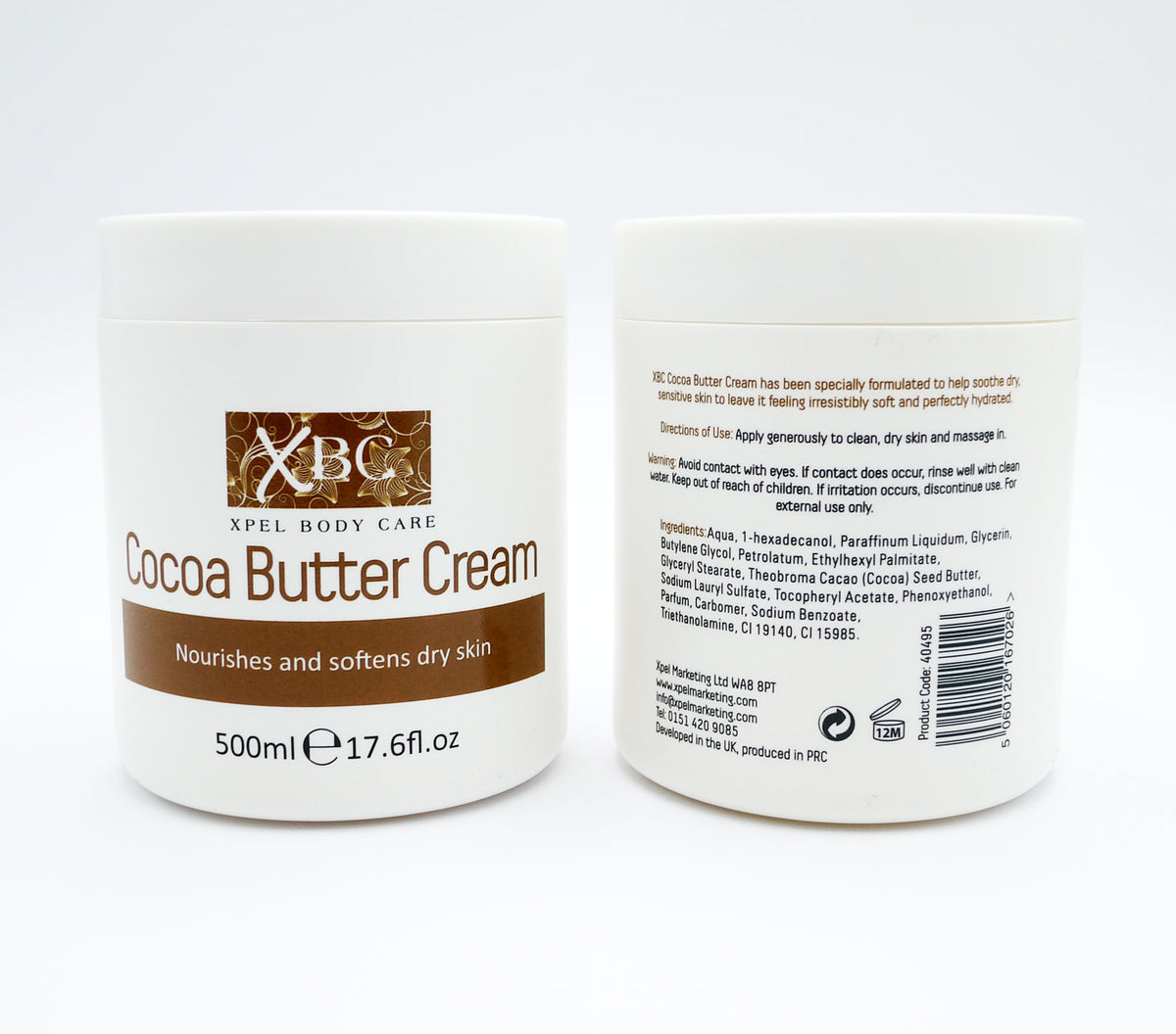 XBC COCOA BUTTER CREAM 500ml — Coopers Of