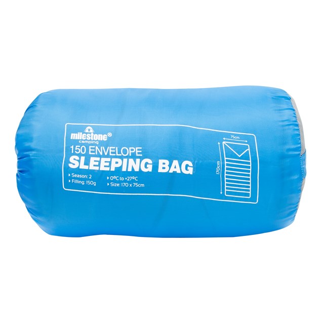 Envelope Sleeping Bag - Blue - Single - 2 Seasons