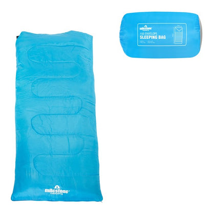 Envelope Sleeping Bag - Blue - Single - 2 Seasons