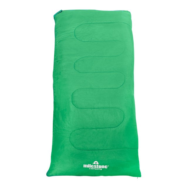 Envelope Sleeping Bag - Green - Single - 2 Seasons